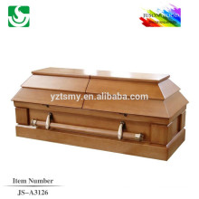 cheap casket made in great mahogany wood